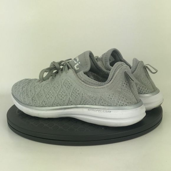 APL Techloom Phantom Gray/Silver Athletic Running Shoes Women's Size 9.5 - Picture 7 of 12